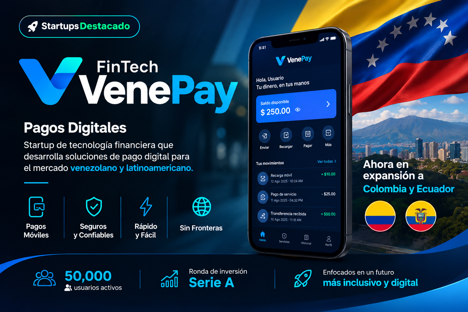 FinTech VenePay — Pagos Digitales